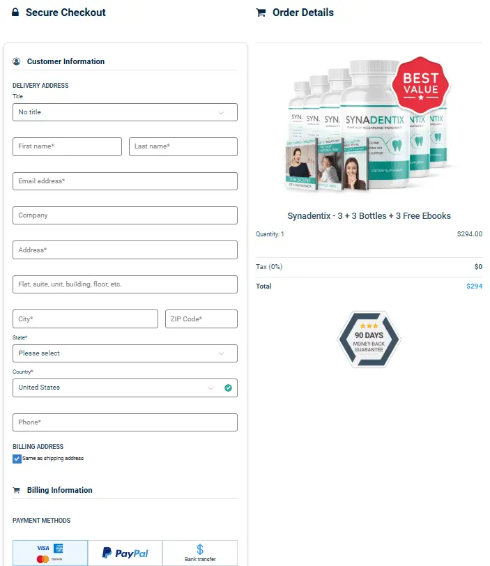 SYNADENTIX Discounted Offer